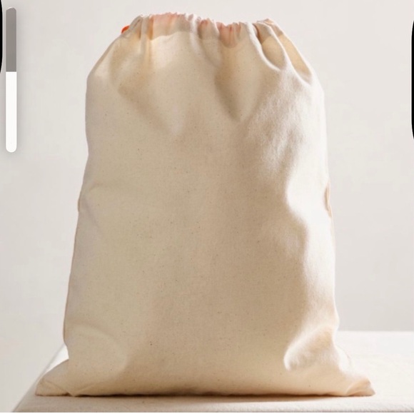 Free People Movement Rainbow Foil Tree Cotton Drawstring Gift Bag NWT - Picture 2 of 5